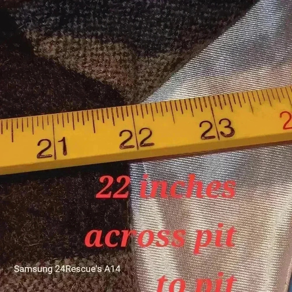 Women's Old Navy Wool Blend Hooded Toggle Coat Size L Black Grey Striped - Picture 4 of 13